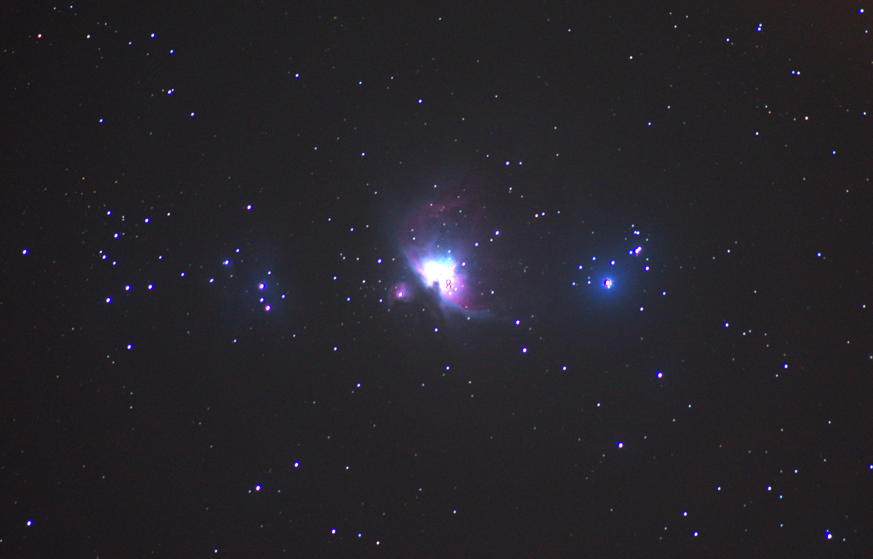 The Orion Nebula - My first pictures